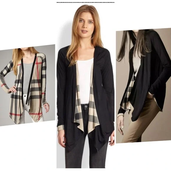 Burberry reversible cardigan top